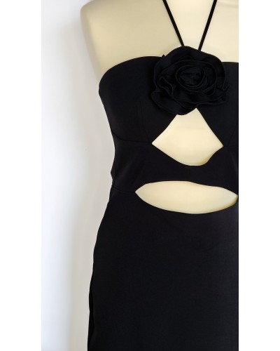 Vestido Cut Out Flor