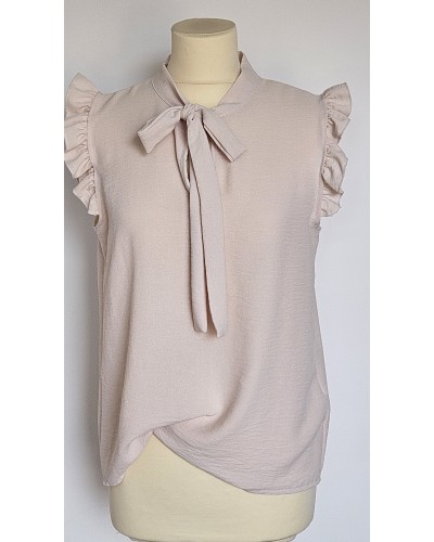 Blusa Nodo Beige