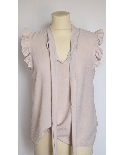 Blusa Nodo Beige